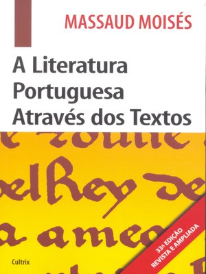 cover image of A Literatura Portuguesa Através Dos Textos